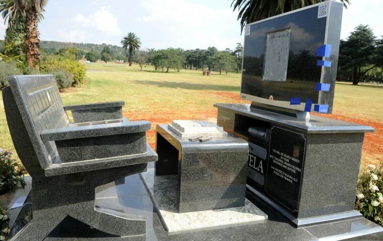Joe Mafela’s Lavish Gravestone