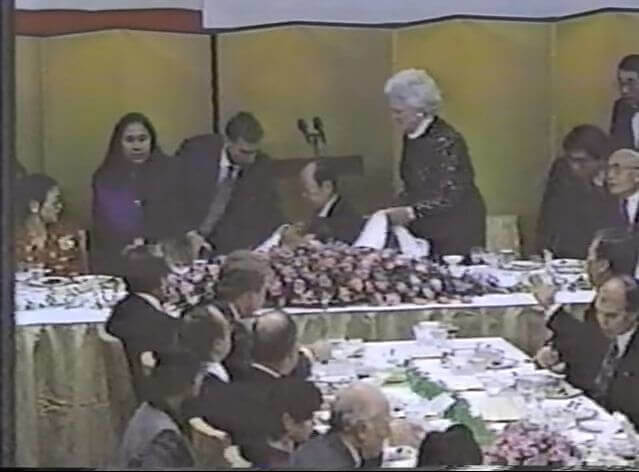 Japan Invented A New Word After President Bush Vomited On Their Prime Minister