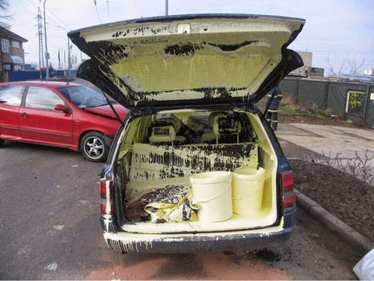Pro Tip: Learn How to Properly Close Paint Containers Before Driving Some Around