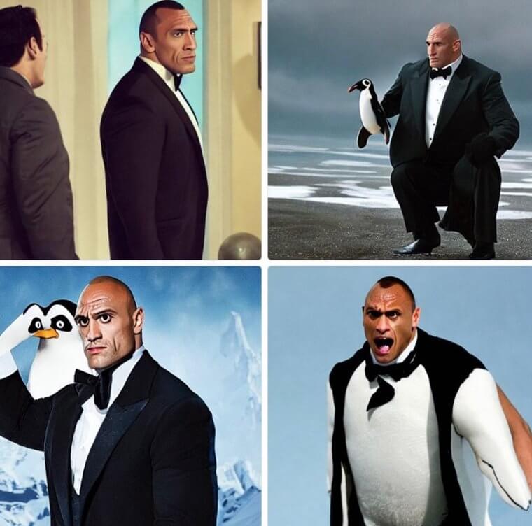 They Cast the Rock as the Penguin in Batman