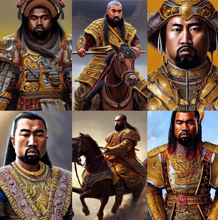 Kanye's Getting in Touch With His Mongolian Roots
