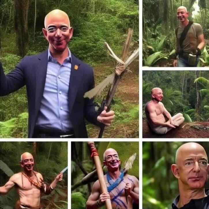 The CEO of Amazon in the Actual Amazon