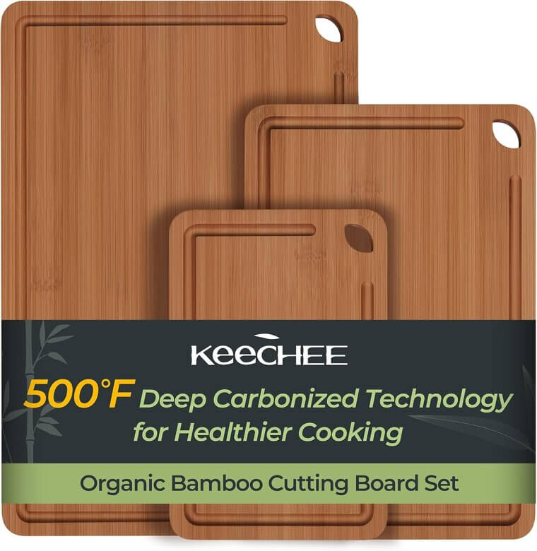 Bamboo Cutting Board - Durable, Water-Resistant & Antimicrobial - Now 20% Off!
