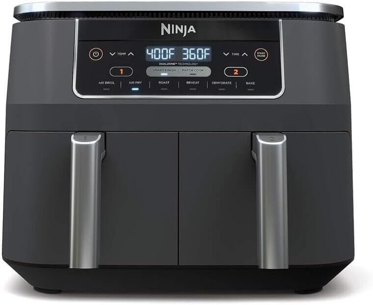 Ninja Foodi Air Fryer: Cook Two Dishes Simultaneously! 