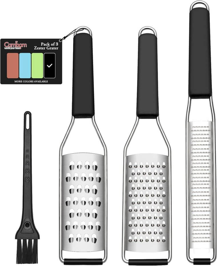 Cambom Grater Set - Essential Kitchen Tool for Easy Prep 