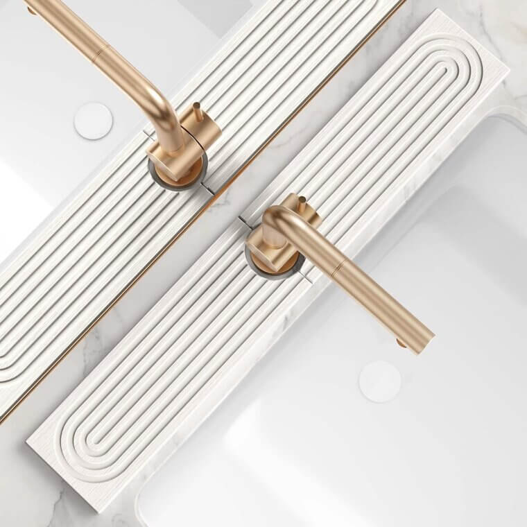 Faucet Mat - Absorbent Stone Tray for Kitchens & Bathrooms - Enjoy 25% Off!