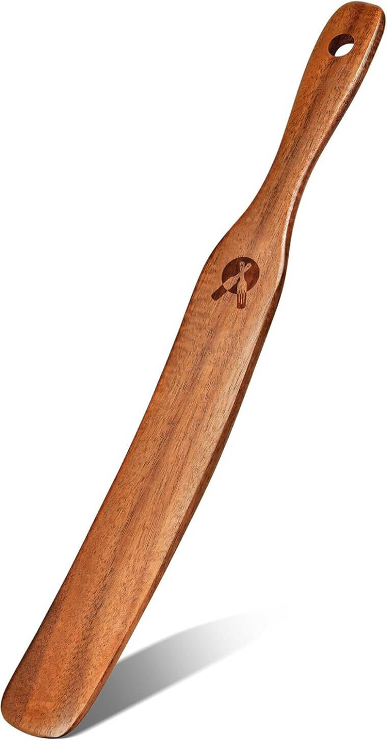 Teak Spurtle Set - Perfect for Sourdough & More - Now 23% Off!