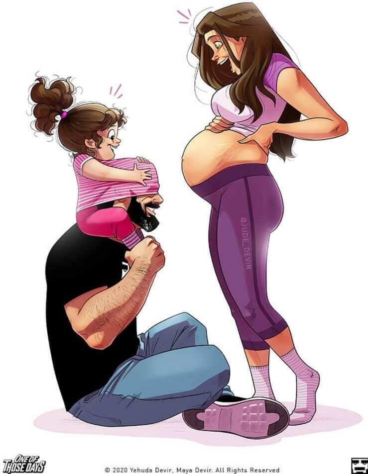 She Wants a Bump Like Mommy