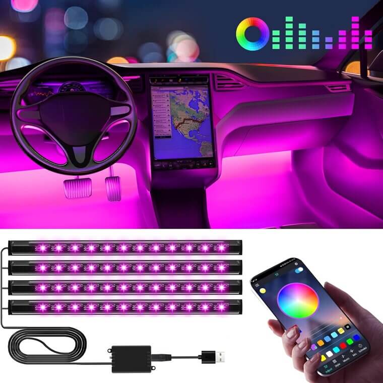 Winzwon Car Interior Lights - Brighten Your Ride! 