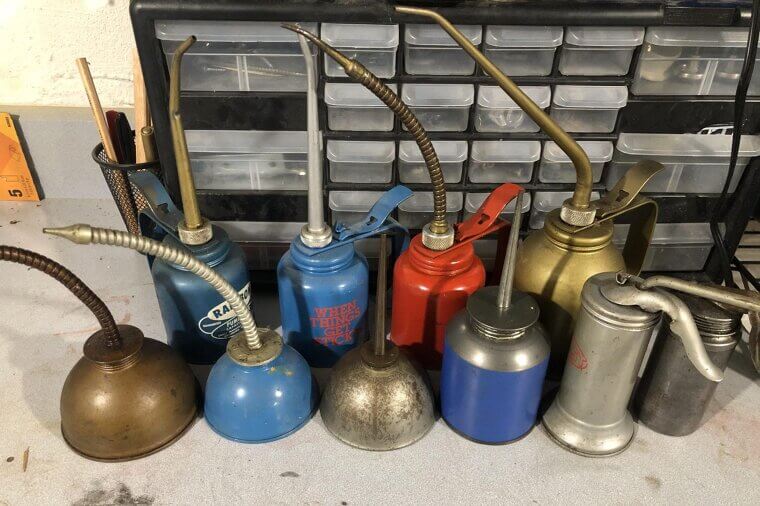 Antique Oil Cans and Dispensers