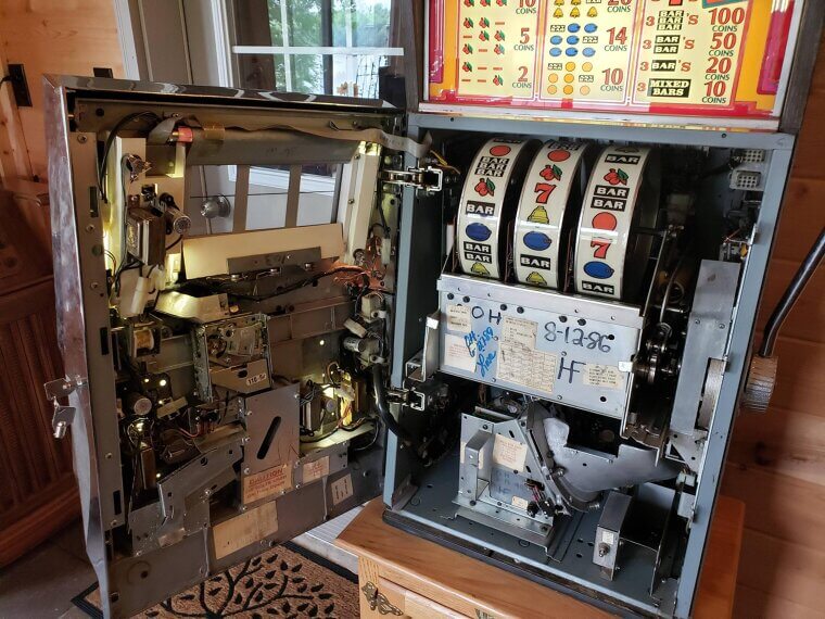 Old Slot Machines from the Rec Room