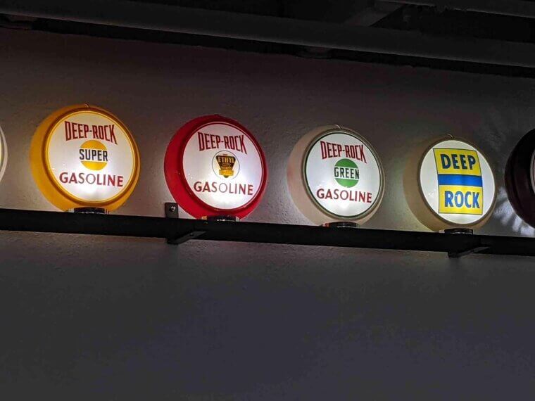 Old Gasoline Pump Globes