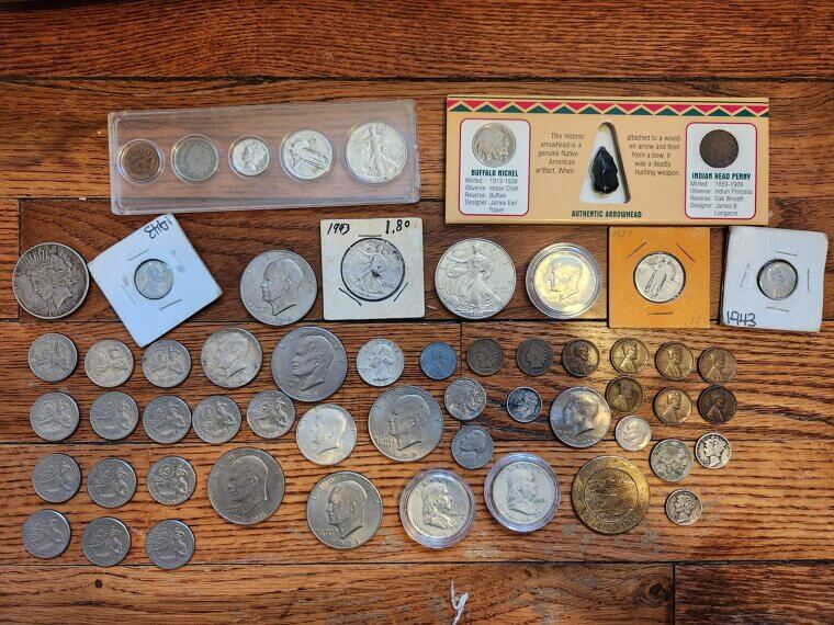 Rare Coin Collections in Old Jars