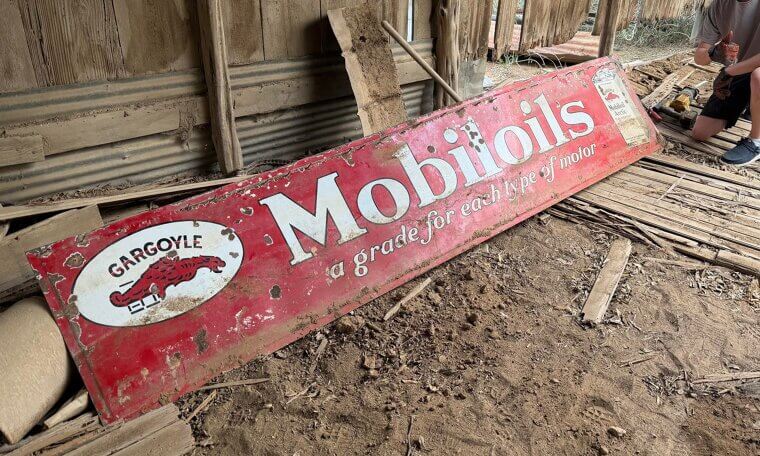 Old Porcelain Gas Station Signs