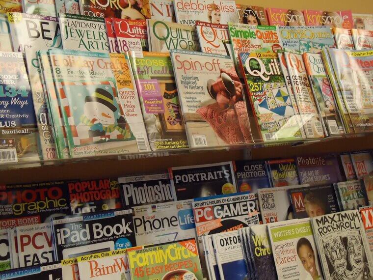 Stacks of Vintage Playboy Magazines
