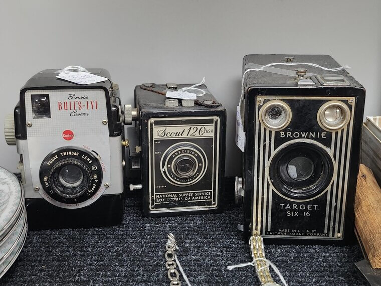 Early Polaroid and Box Cameras
