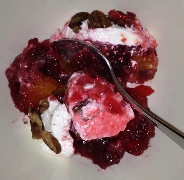 Cranberry-Raspberry Jell-O Salad