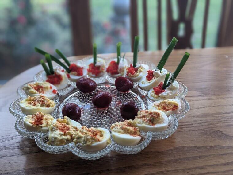 Deviled Eggs (Party Tray Style)