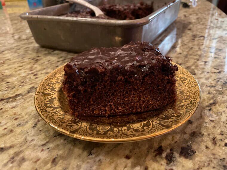 Texas Sheet Cake (Chocolate Sheet Cake With Frosting)