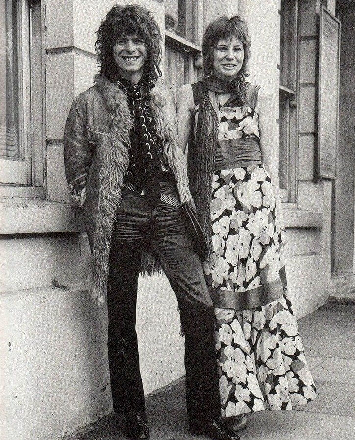 David Bowie et Angelina Barnett - 1970