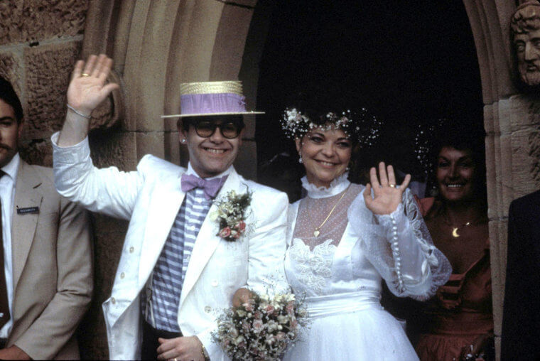 Renata Blauel et Elton John - 1984