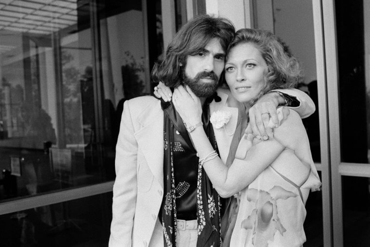 Faye Dunaway et Peter Wolf - 1974