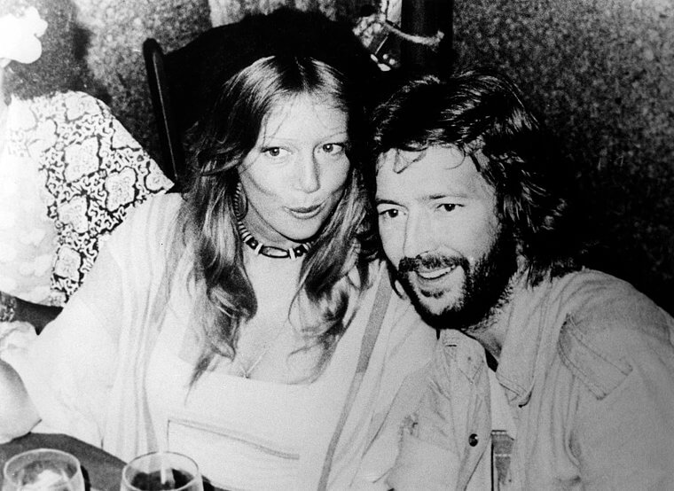 Eric Clapton et Pattie Boyd - 1979