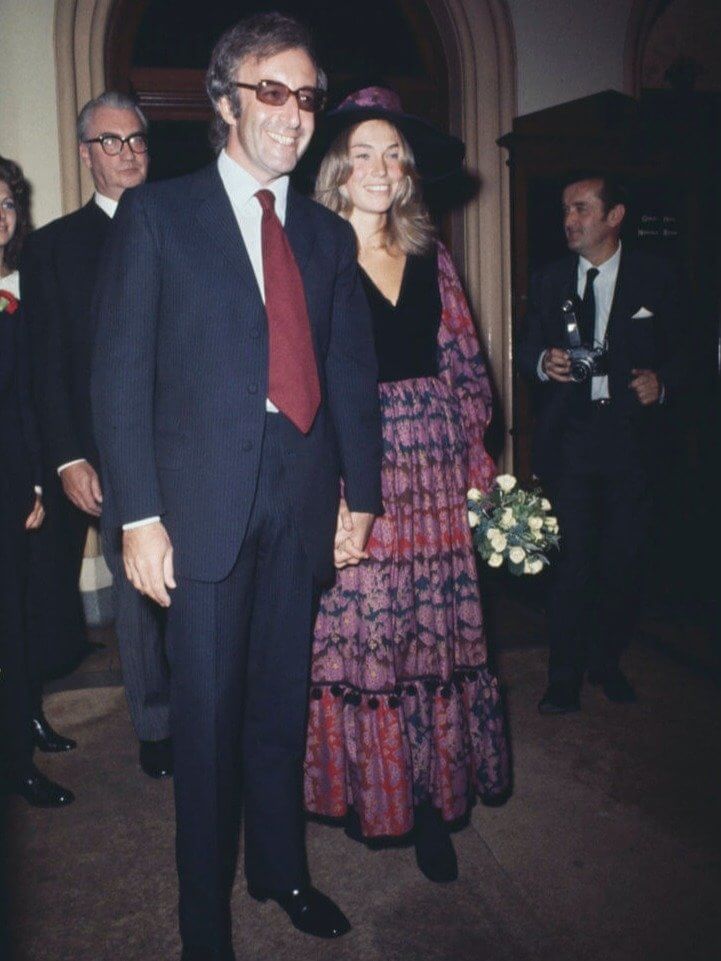 Peter Sellers et Miranda Quarry - 1970