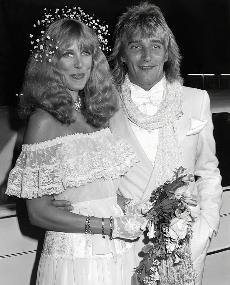 Alana Hamilton et Rod Stewart - 1979