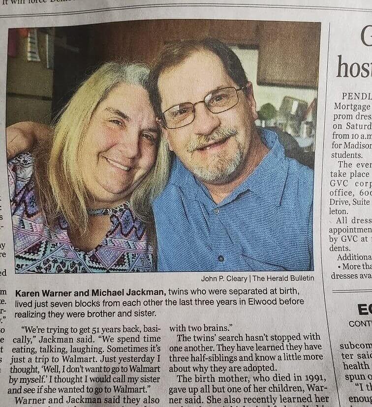 Twins That Were Separated at Birth and Reunited Over 50 Years Later