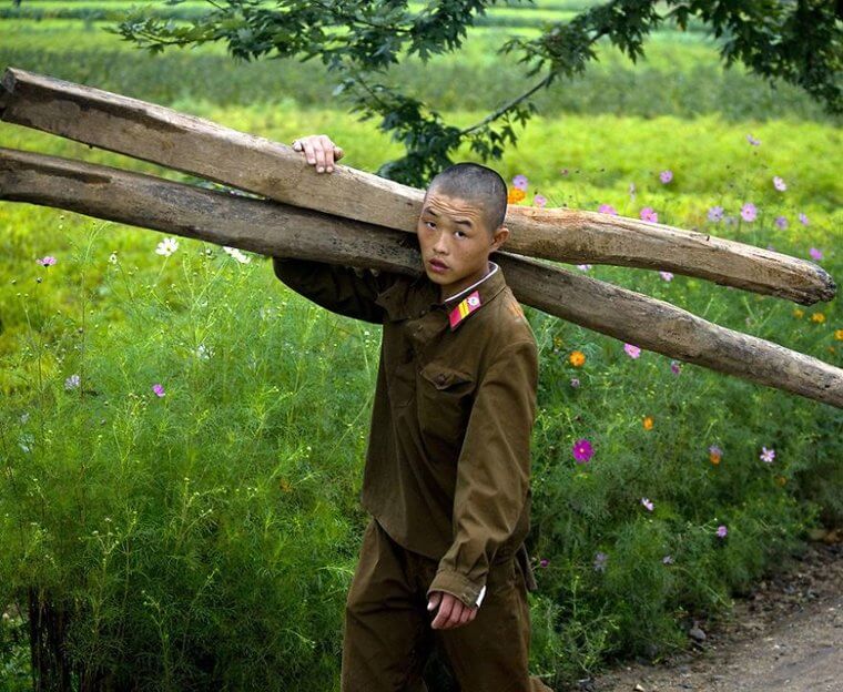Un soldado adolescente