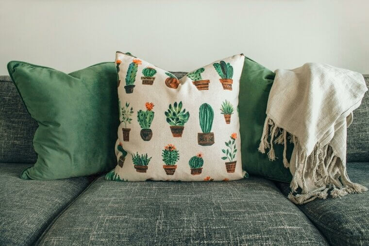 Add a Pop of Color With Throw Pillows