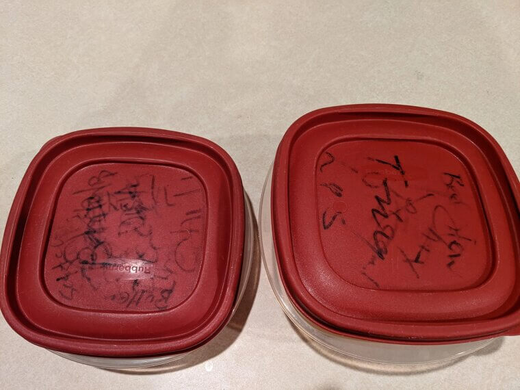 Label Your Dishes