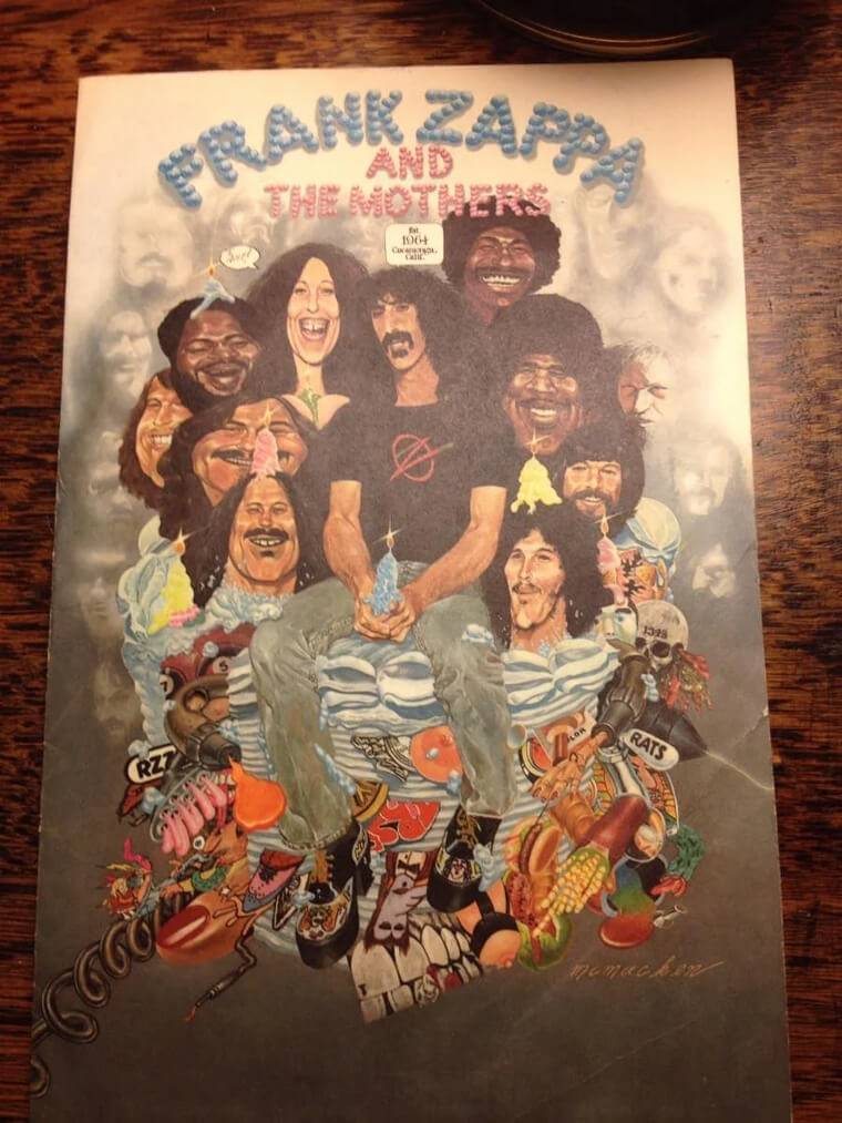 Frank Zappa The Mothers Poster - $2,100