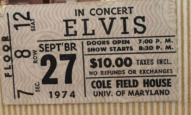 Elvis Presley Louisiana Hayride Ticket Stub - $4,000