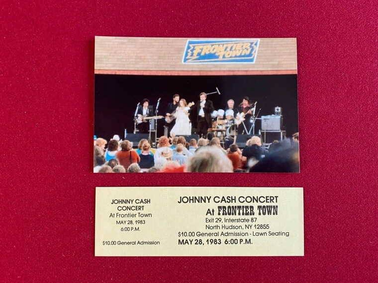 Johnny Cash Folsom Prison Ticket Stub - $3,000