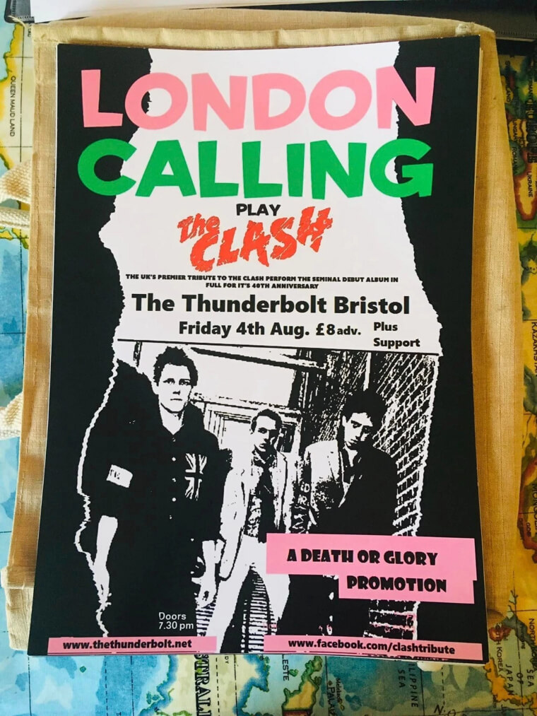 The Clash London Calling Tour Poster - $1,500