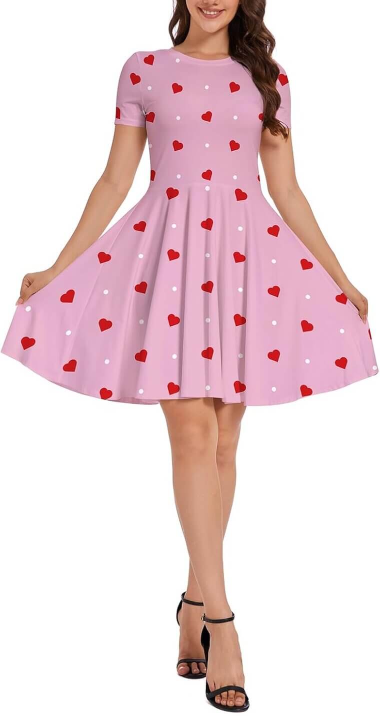 Heart Dress - Trendy Valentine's Day Style for Women 