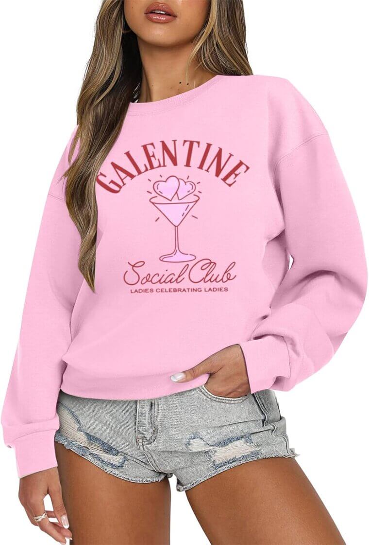 Galentine Sweatshirt - Celebrate Friendship in Style 