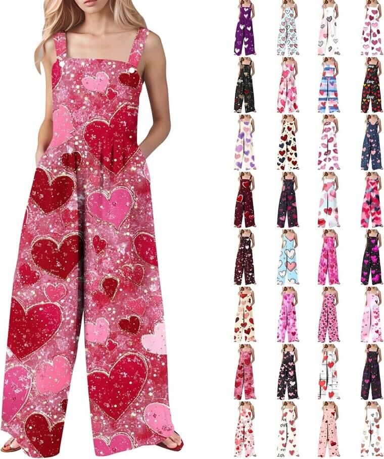 Valentine Jumpsuit - Perfect for Casual & Dressy Occasions 