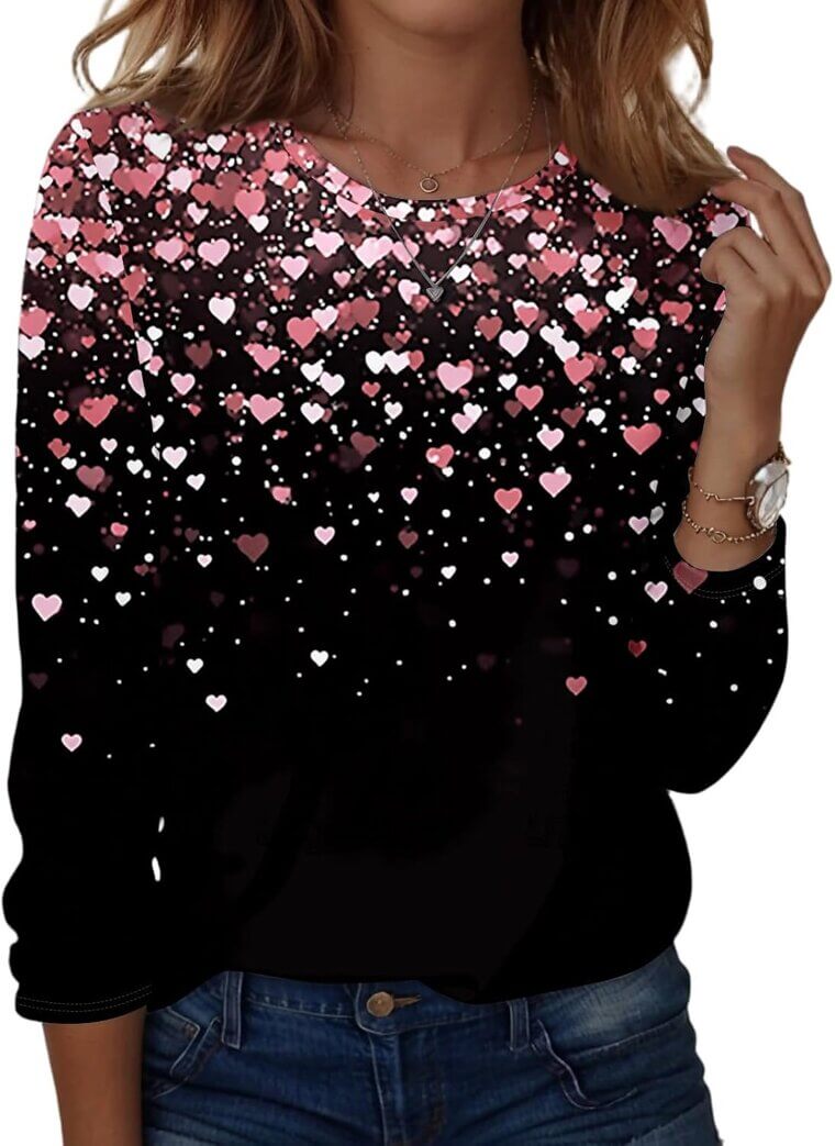 Valentine Heart Tops - Perfect for Love-Filled Celebrations 