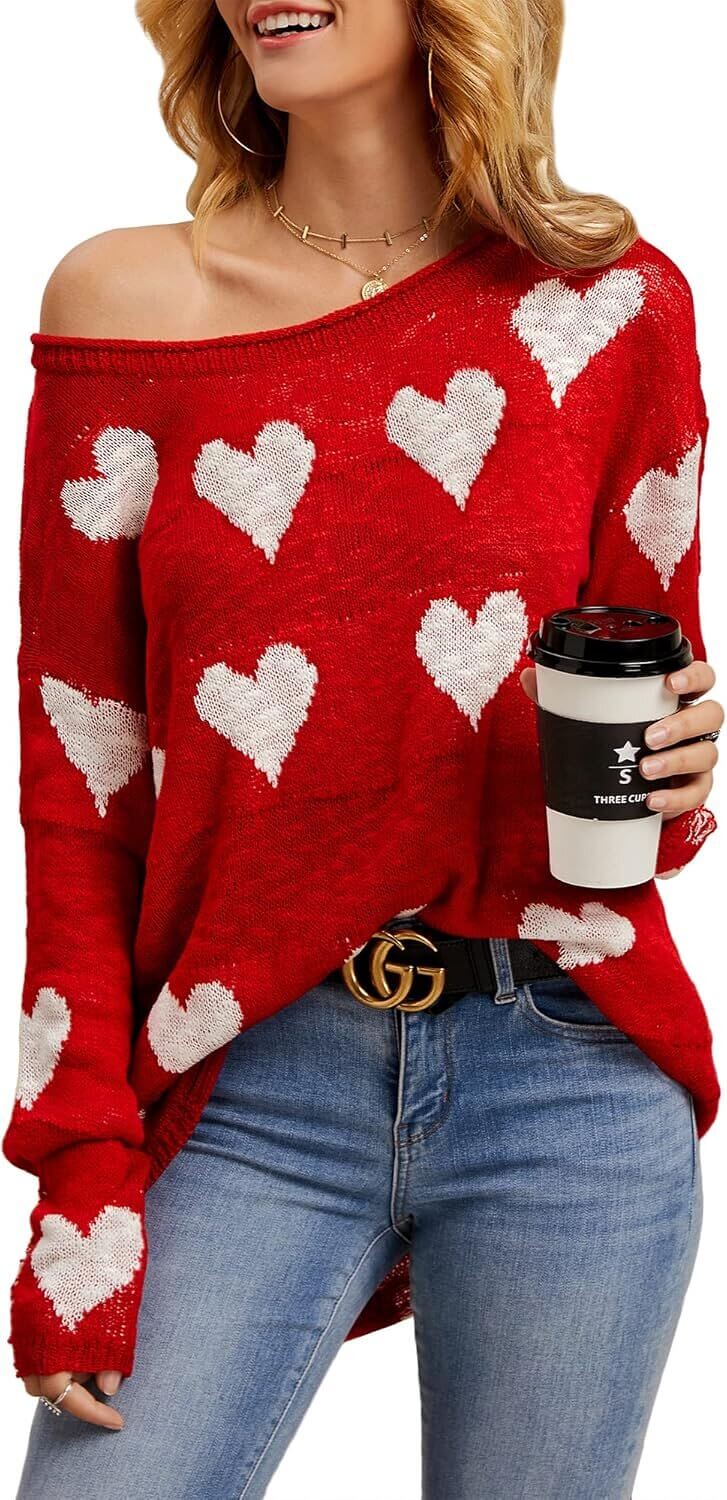 Tutorutor Heart Sweater - Cute & Cozy Style for Any Occasion - Don’t Miss the 21% Discount!