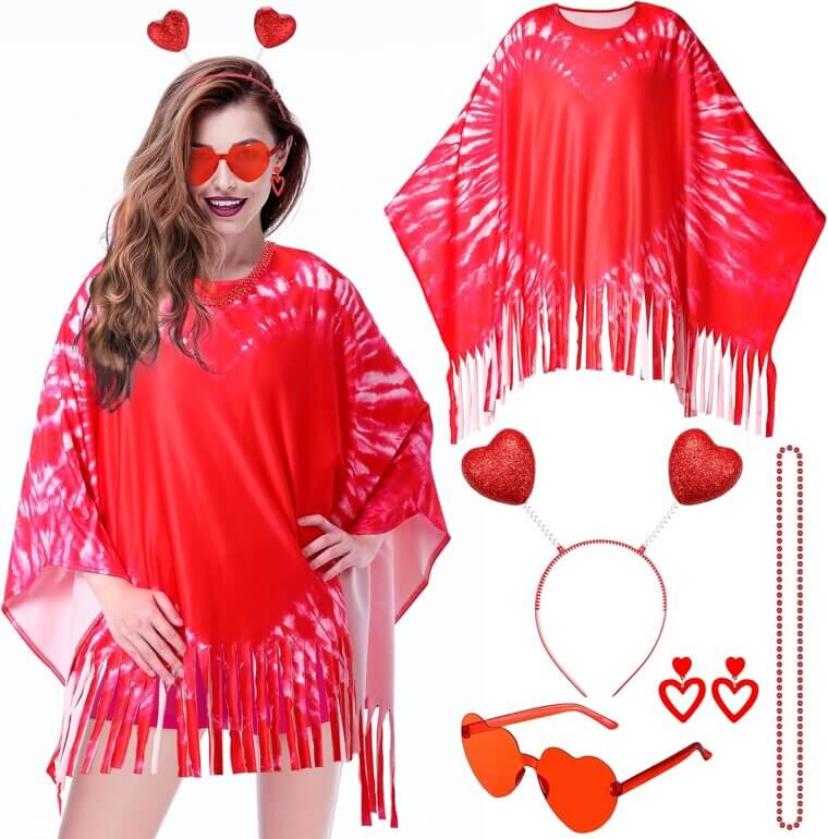 Valentine's Day Costume Set - Fun & Festive Accessories for Plus Size! - Now 20% Off!