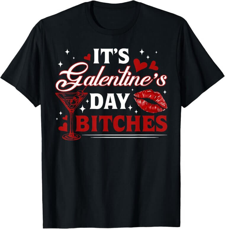 Galentine's Day Tee - Perfect for Girls' Night Out! 