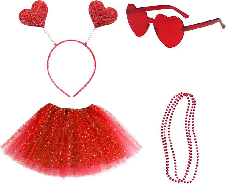 Valentine's Day Costume Set - Perfect for Party Fun! - Don’t Miss the 47% Discount!