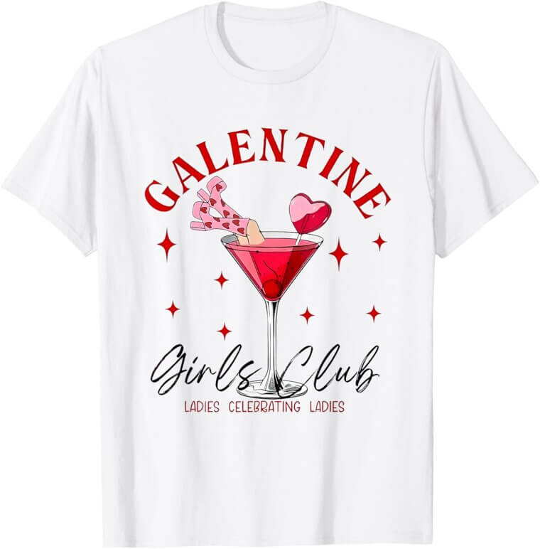 Galentine Girls Club Tee - Celebrate Friendship in Style! 