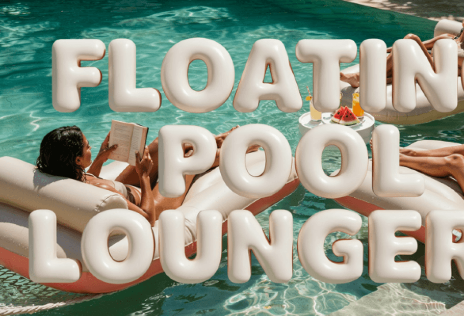 The Floating Pool Loungers That Turn Any Pool Into a Resort Day