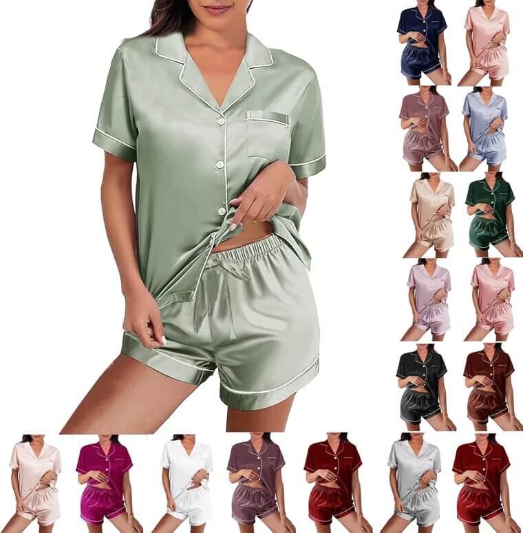 Silk Satin Pajamas - Luxurious Comfort for Every Night 