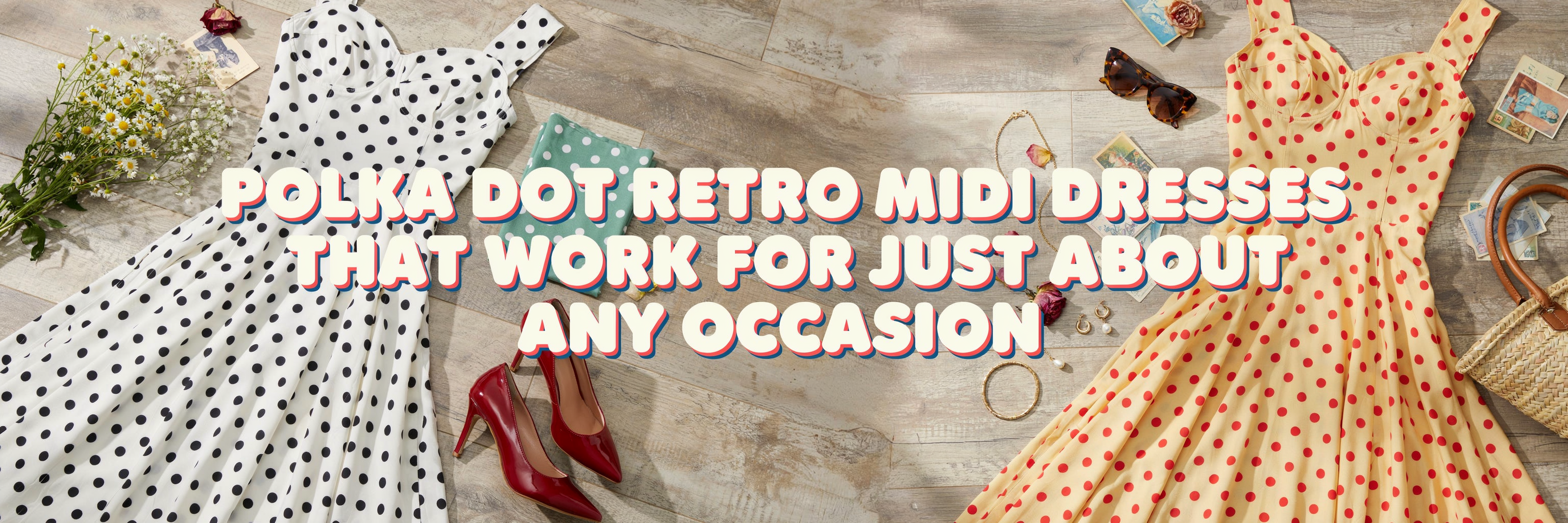 The Polka Dot Retro Midi That Works for Just About Any Occasion
