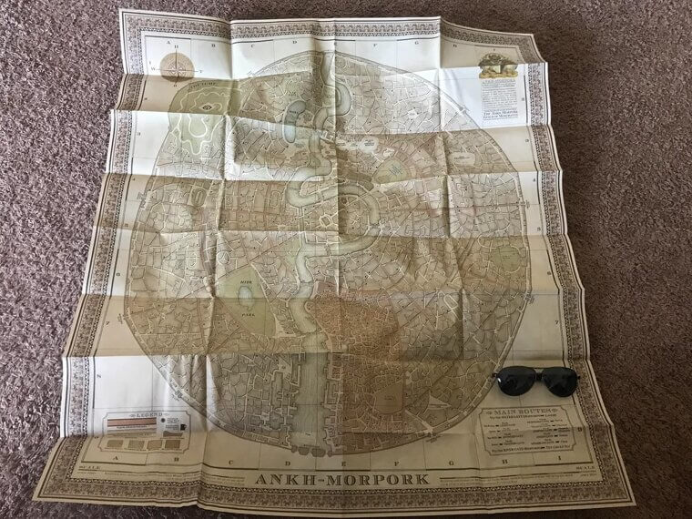 Folding a Paper Map in the Correct Order
